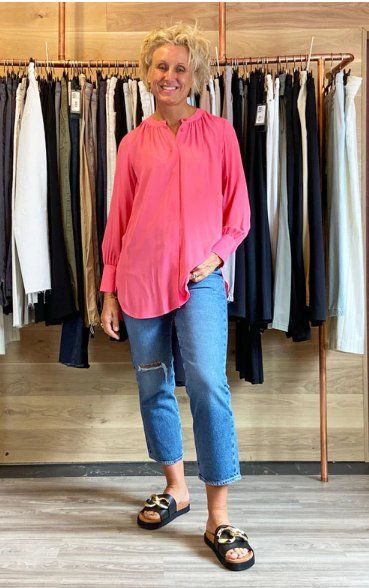 Riani Blusen: Edle RIANI Bluse pink Gr. 40 - 426129 – Gebraucht aus Küssnacht am Rigi von Good4Deckeli 2