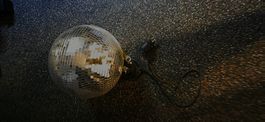 Discokugel mit Motor gebraucht 30cm