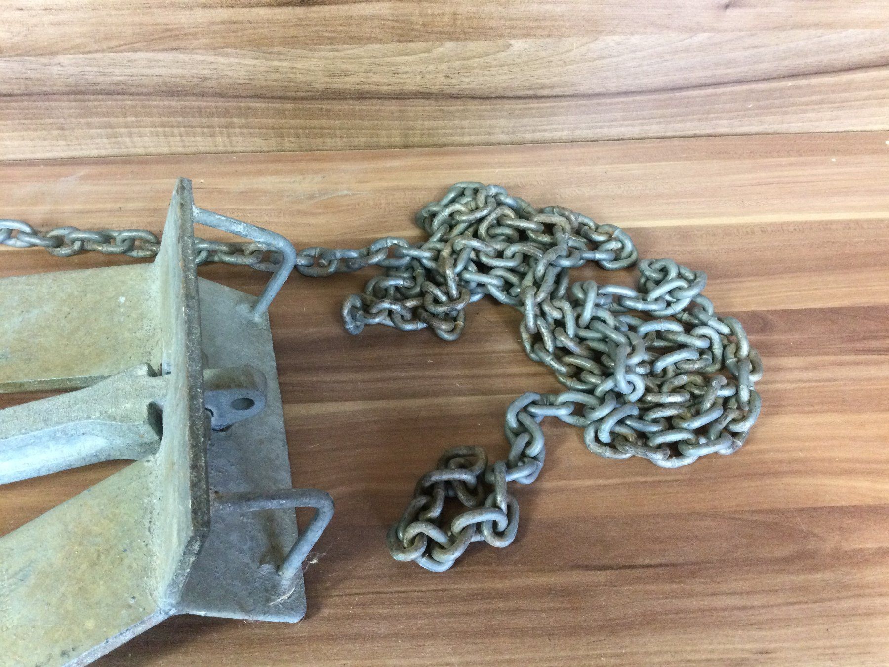 Ancore: Gebrauchter Boots oder Schiffsanker mit Kette – Usato da Wangen SZ venduto da kuriosum12 2