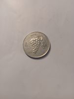 Pièce rare: 5 Lires, Italie 1950, Raisins, vintage!