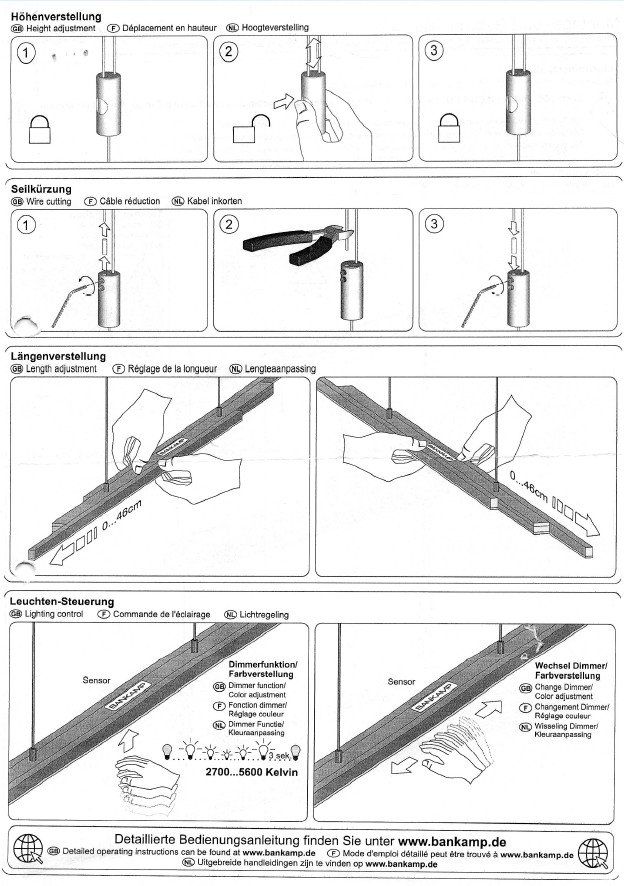 Bankamp Lampadari & plafoniere: Pendelleuchte PL L-lightLine BankAmp – Usato da Zürich venduto da mdiscover 6