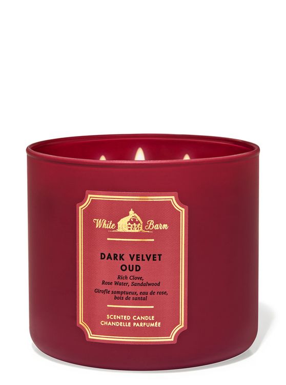 Bath & Body Works 3-Docht Kerze – Duft 'Black Cherry Merlot', Ca. 25-45h Brenndauer