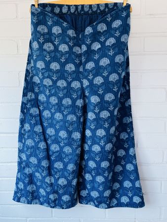 Hand Block quilted pajama organic cotton
