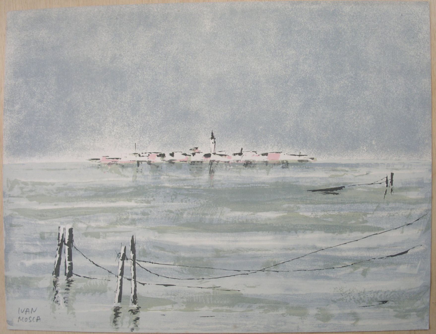 Arts picturaux & lithographies: Ivan Mosca Lithographie Venedig signiert – D'occasion à Cavigliano par zamamasa