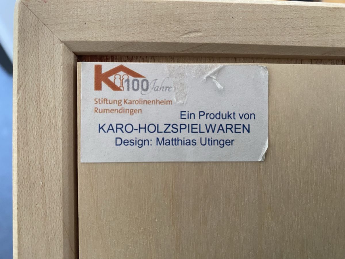 Giocattoli: KARO-HOLZSPIELWAREN Klangbaum, Design Matthias Utlinger – Usato da St. Gallen venduto da BonaXR 4