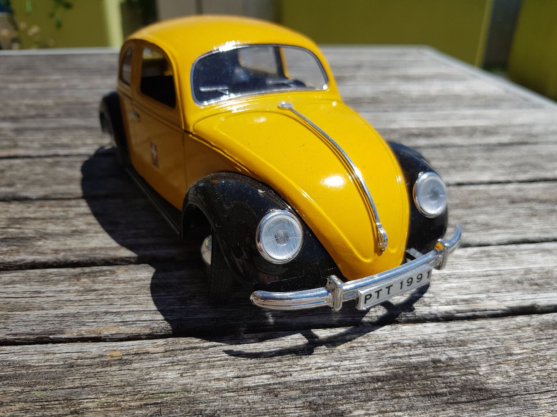 Volkswagen Modellini d'auto: VW Käfer PTT 1949 Modellauto gelb – Usato da Jona venduto da dampfnuggi 1