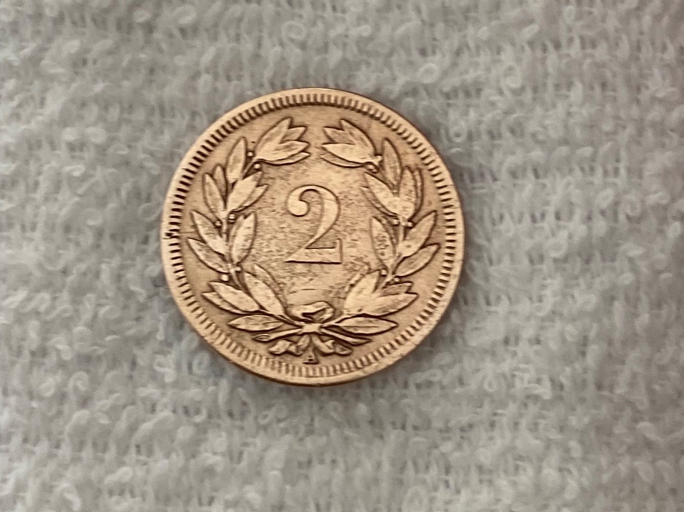 Tutti le monete: 2 centimes/Rappen 1851 – Usato da Nyon venduto da Ilmi09 1