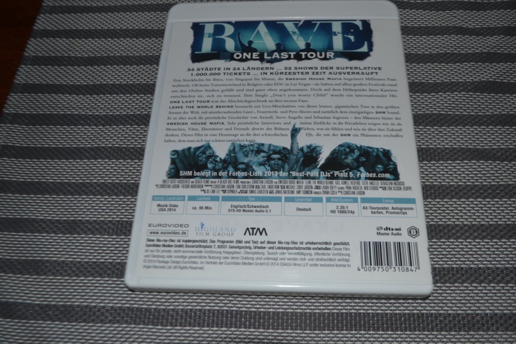 Tutti i DVDs: Swedish House Mafia leave the World behind – Usato da Laupen ZH venduto da chefdom 1