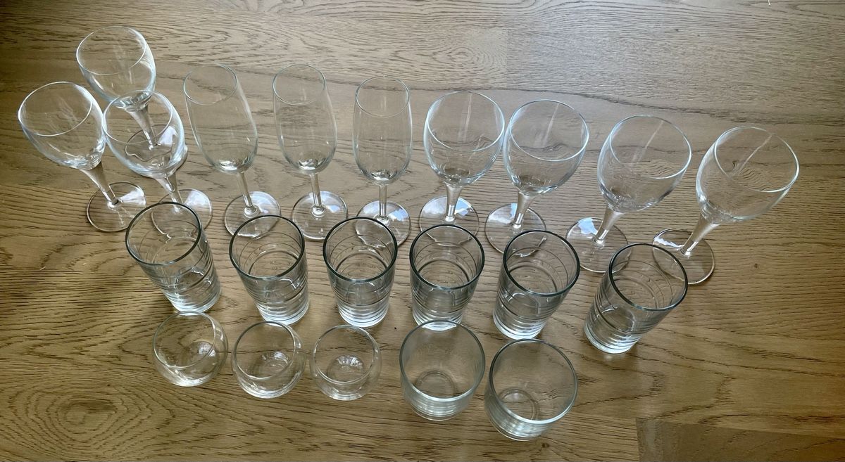 Verres: Gläser – D'occasion à Sargans par Didis