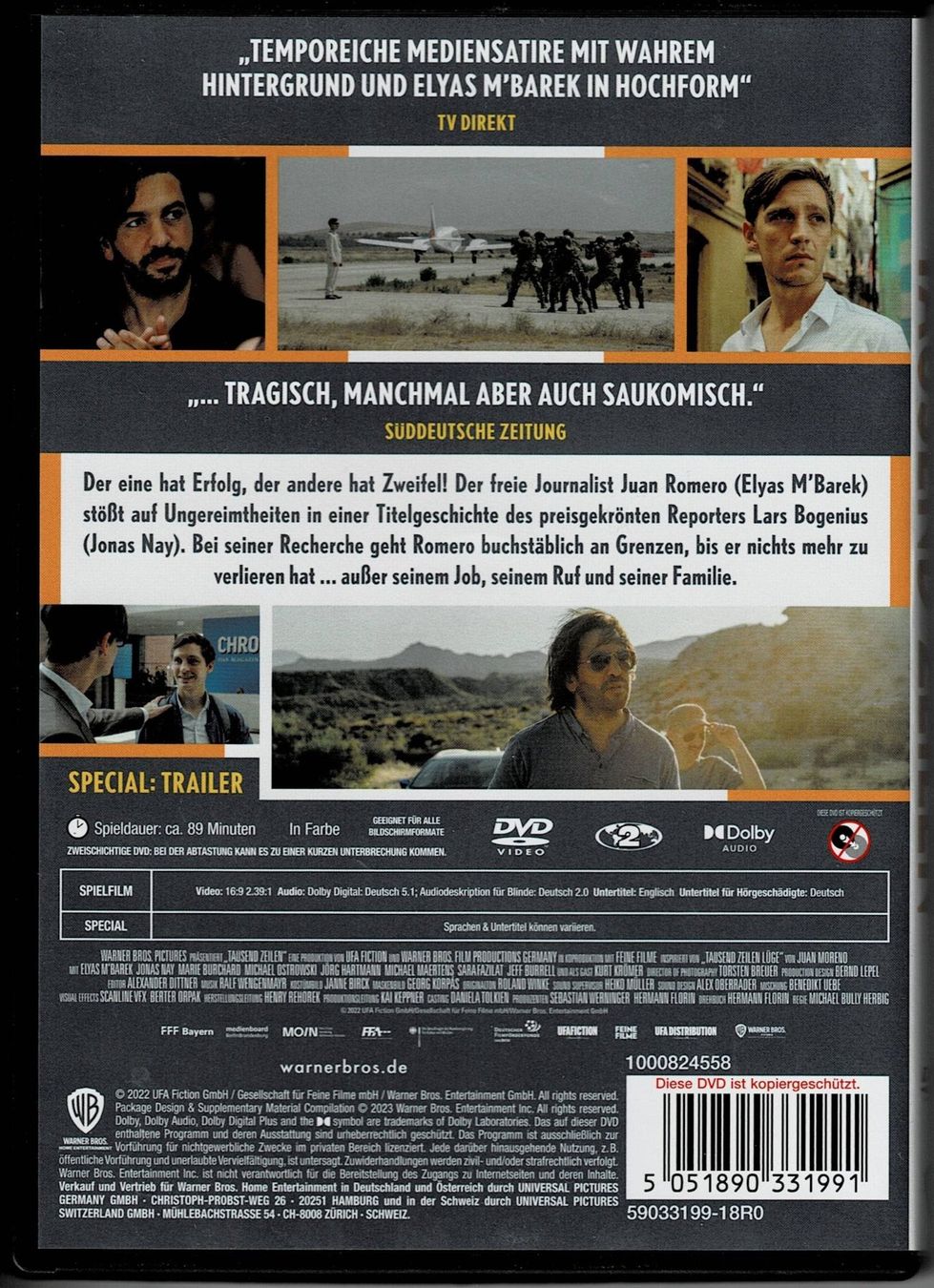 Tutti i DVDs: DVD - Tausend Zeilen - von Bully Herbig mit Elyas M'Barek – Usato da Rütihof venduto da Highwayjackie 1