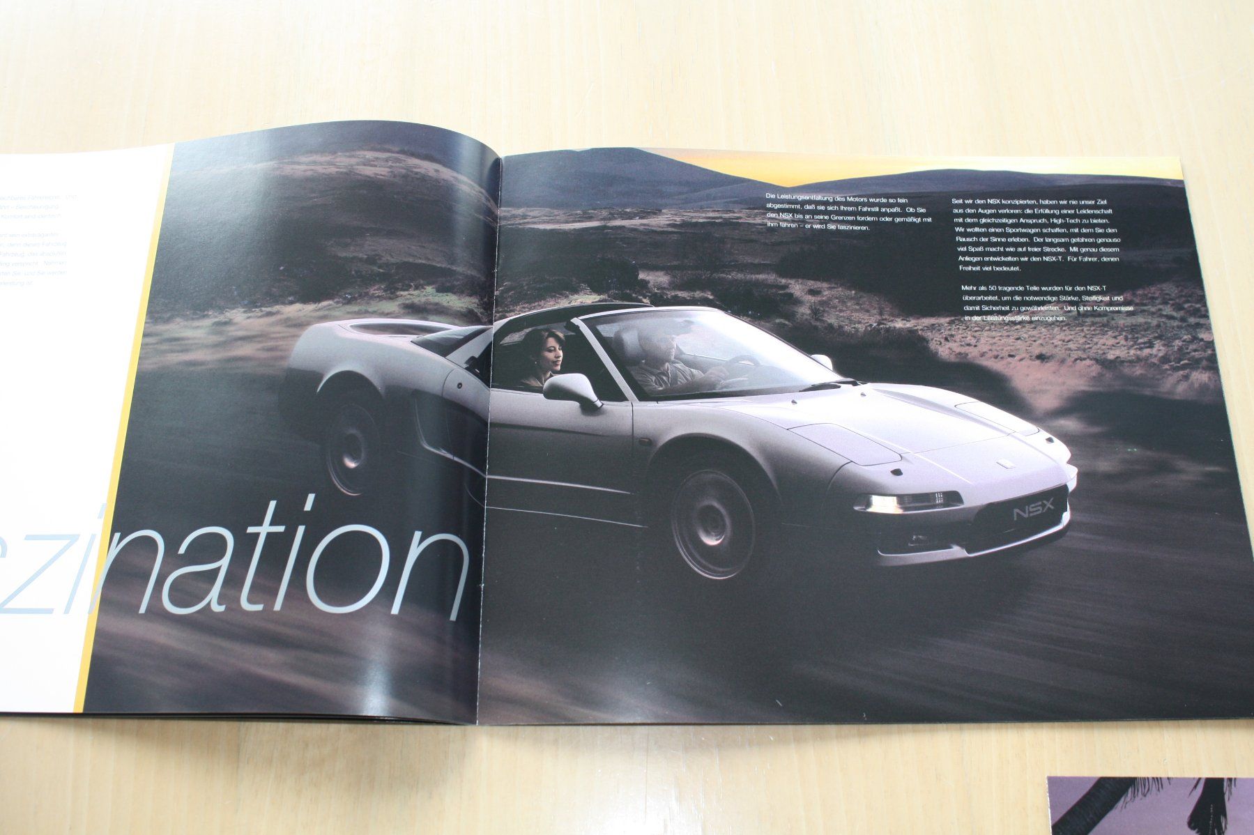 Honda Documenti: Honda NSX CH-Prestige Prospekt – Usato da Wikon venduto da erwin400 4