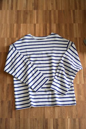 Outil Japan - gestreifter Pullover, XL (50% Wolle)