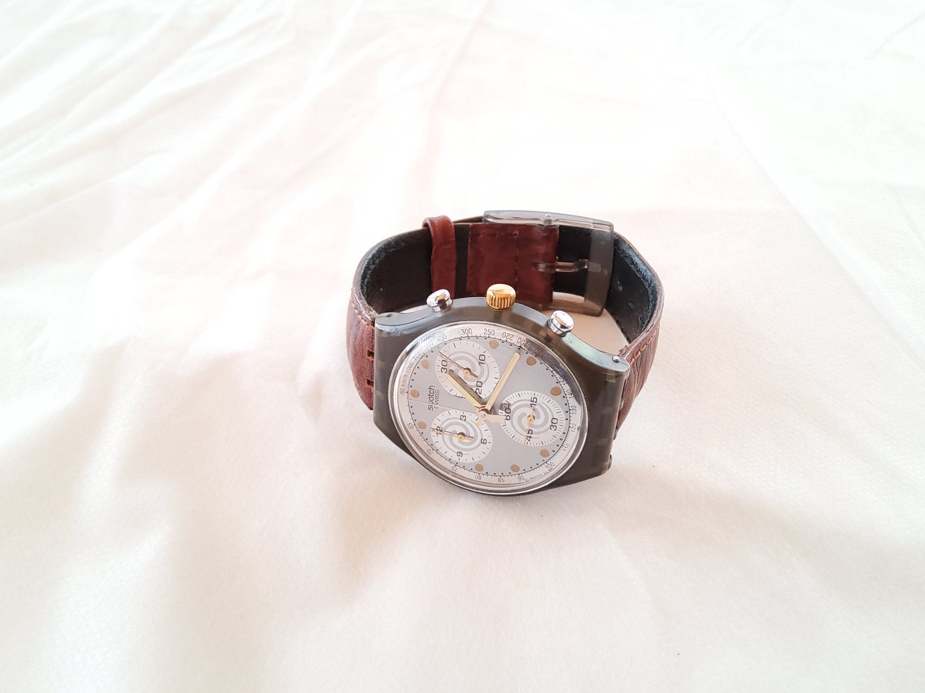Swatch Orologi: Montre bracelet chrono Swatch  – Difettoso da Malleray venduto da Broc-Mo
