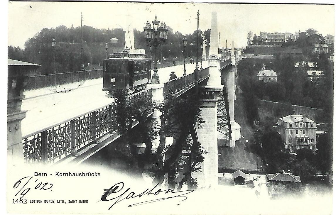 Cartoline postali: Bern Kornhausbrücke Tram – Usato da Wetzikon ZH venduto da Brulu100