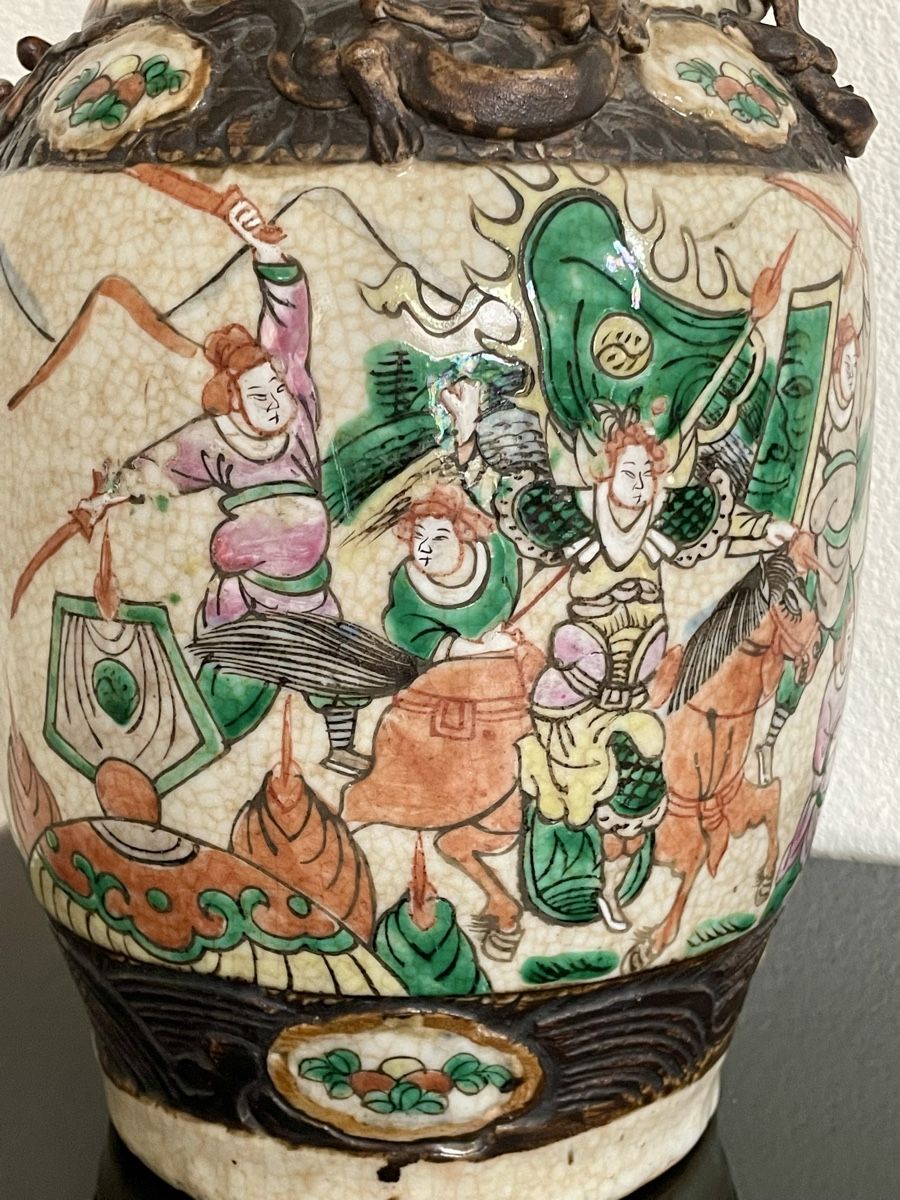 Vasen & Gefässe: Antique Chinese Nanking Vase – Gebraucht aus Richterswil von Prangins9 2