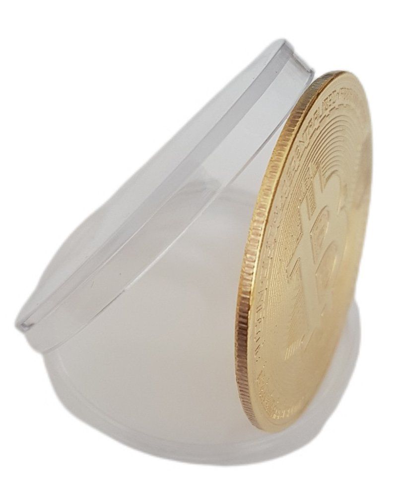 Medaillen: Bitcoin Medaille gold in Box BTC – Neu (gemäss Beschreibung) aus Buchrain von WerkzeugeErsatzteile 2