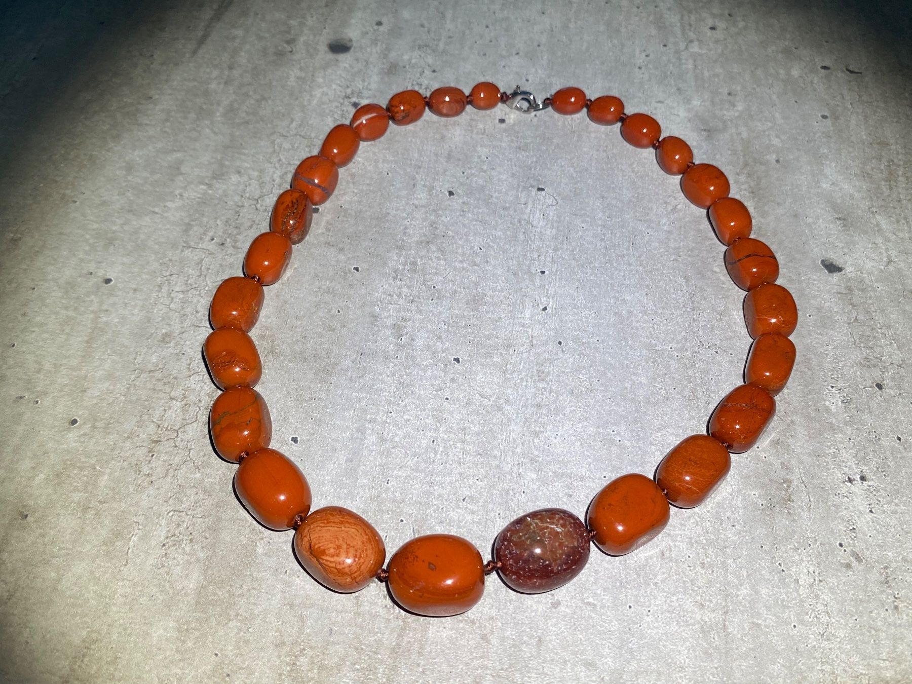 Catenine: Red Jaspis - Edelstein Halskette – Nuovo e nell'imballaggio originale da Laax GR venduto da krippenfiguren-laax 4