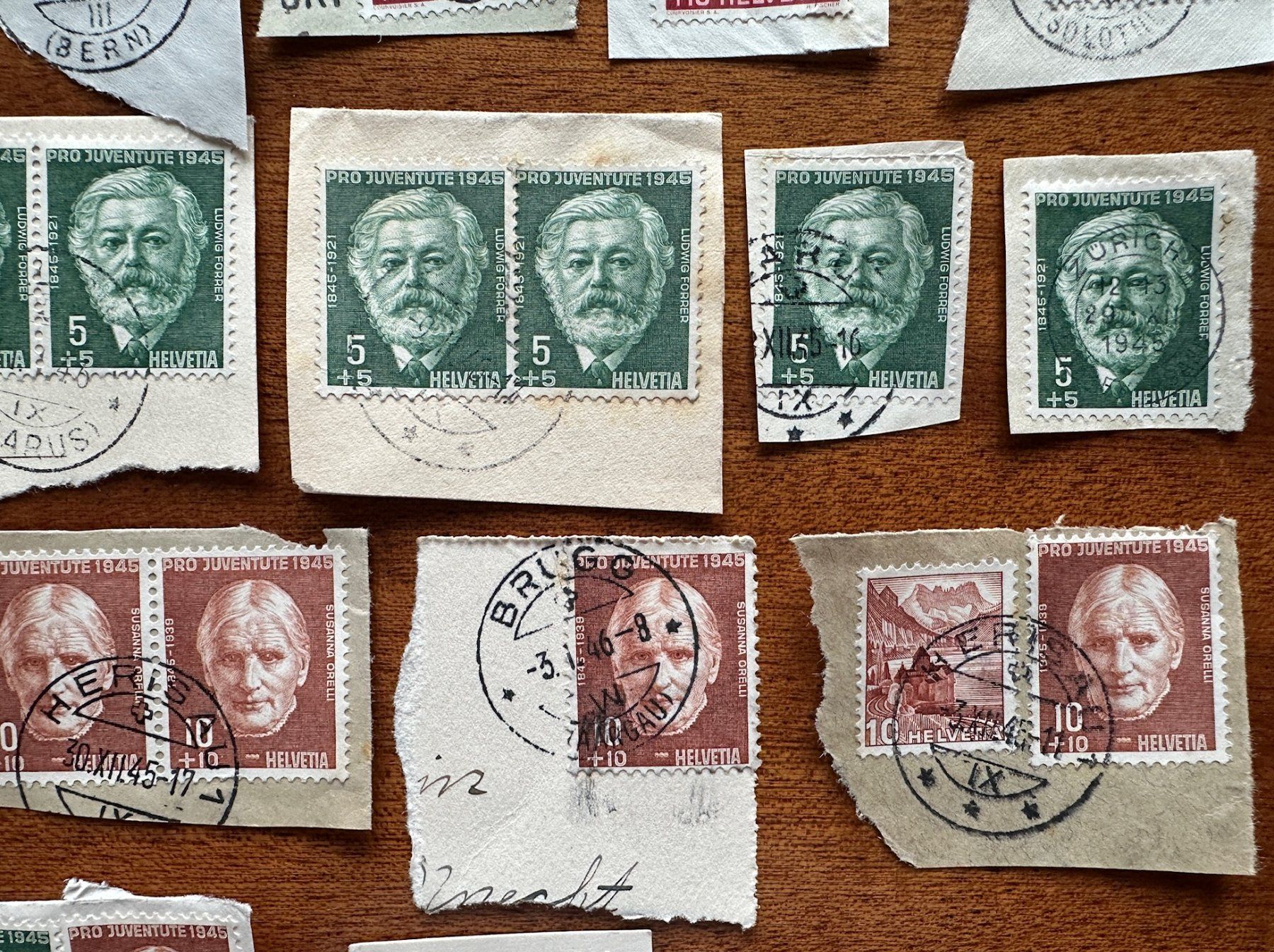 Tutti i francobolli: Lot Schweiz 1945 Pro Juventute – Usato da Weesen venduto da Sombrero22 2