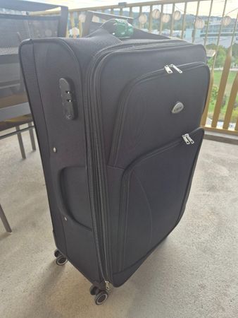 Grosser XL Reise Koffer Reisekoffer 80 × 33 × 46 cm ca. 115L