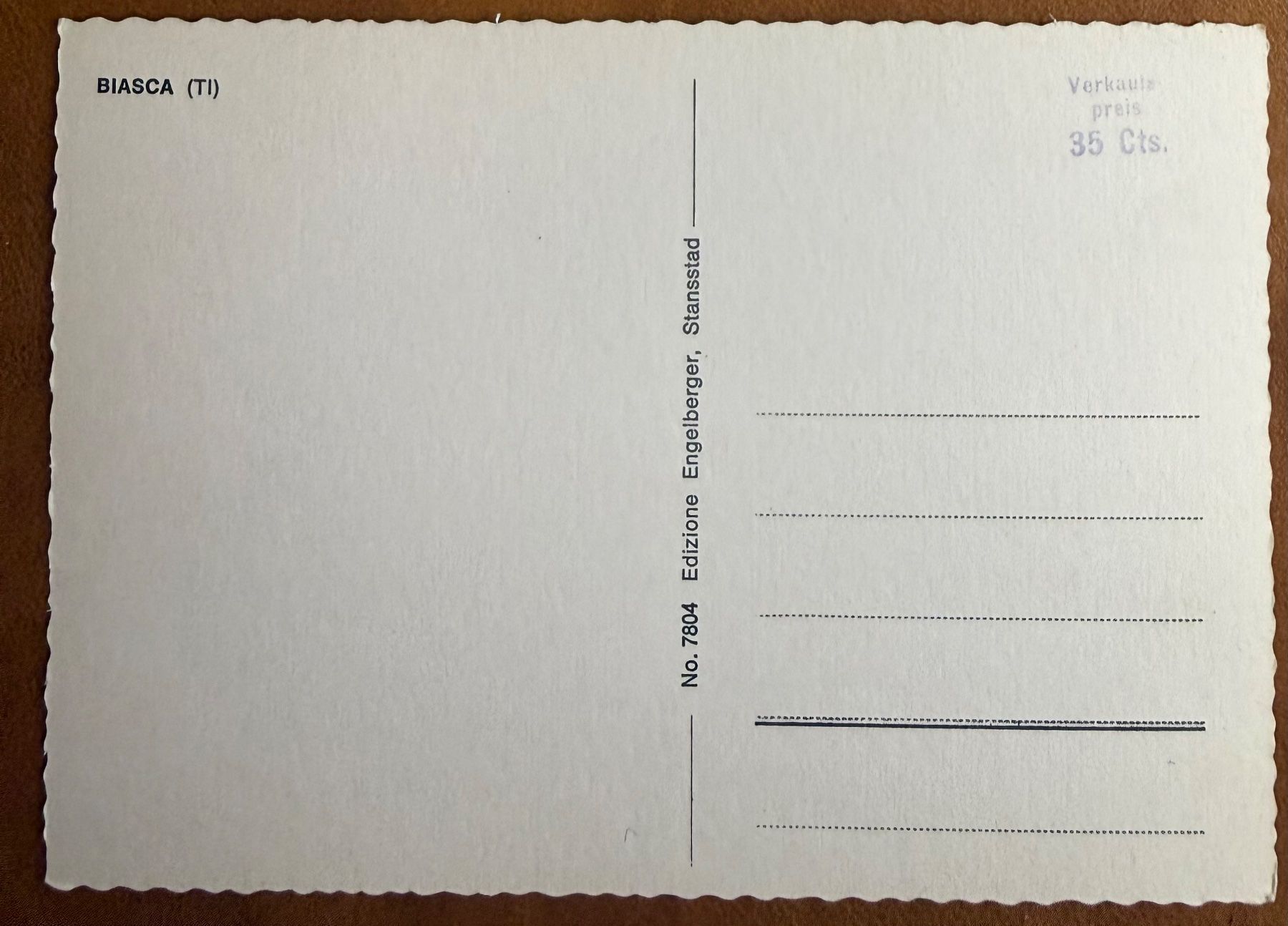 Cartoline postali: Biasca - Panorama – Usato da Lutry venduto da Ediego 1