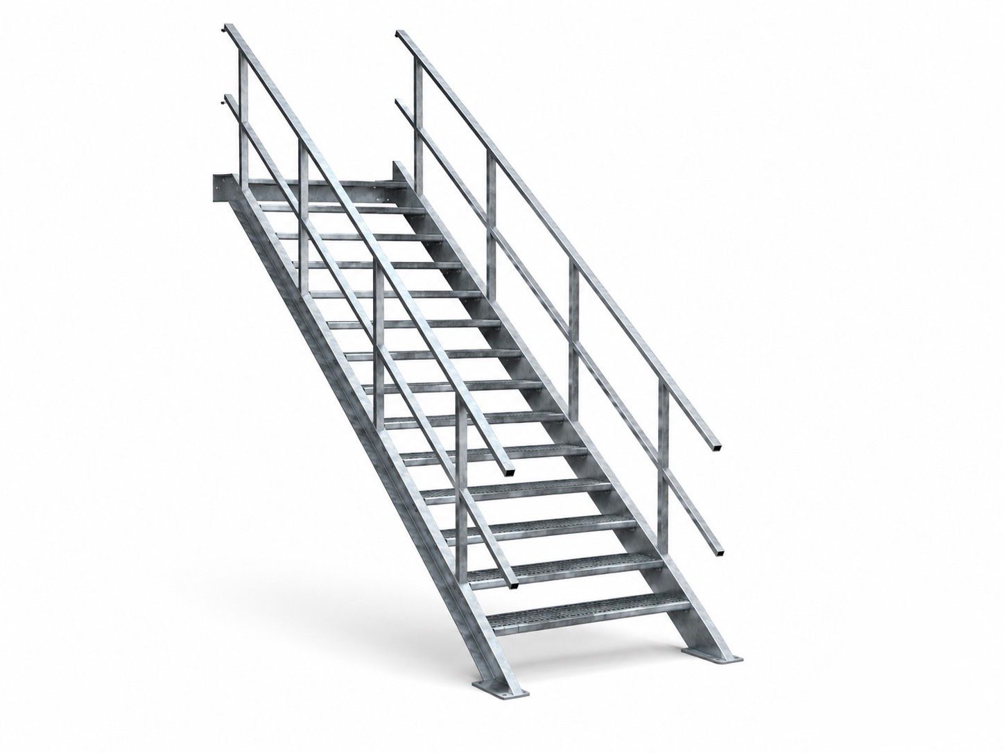 Scale: Treppe Container Stahltreppe Wangentreppe Gitterrost – Usato da Alpnach-Dorf venduto da Skai0