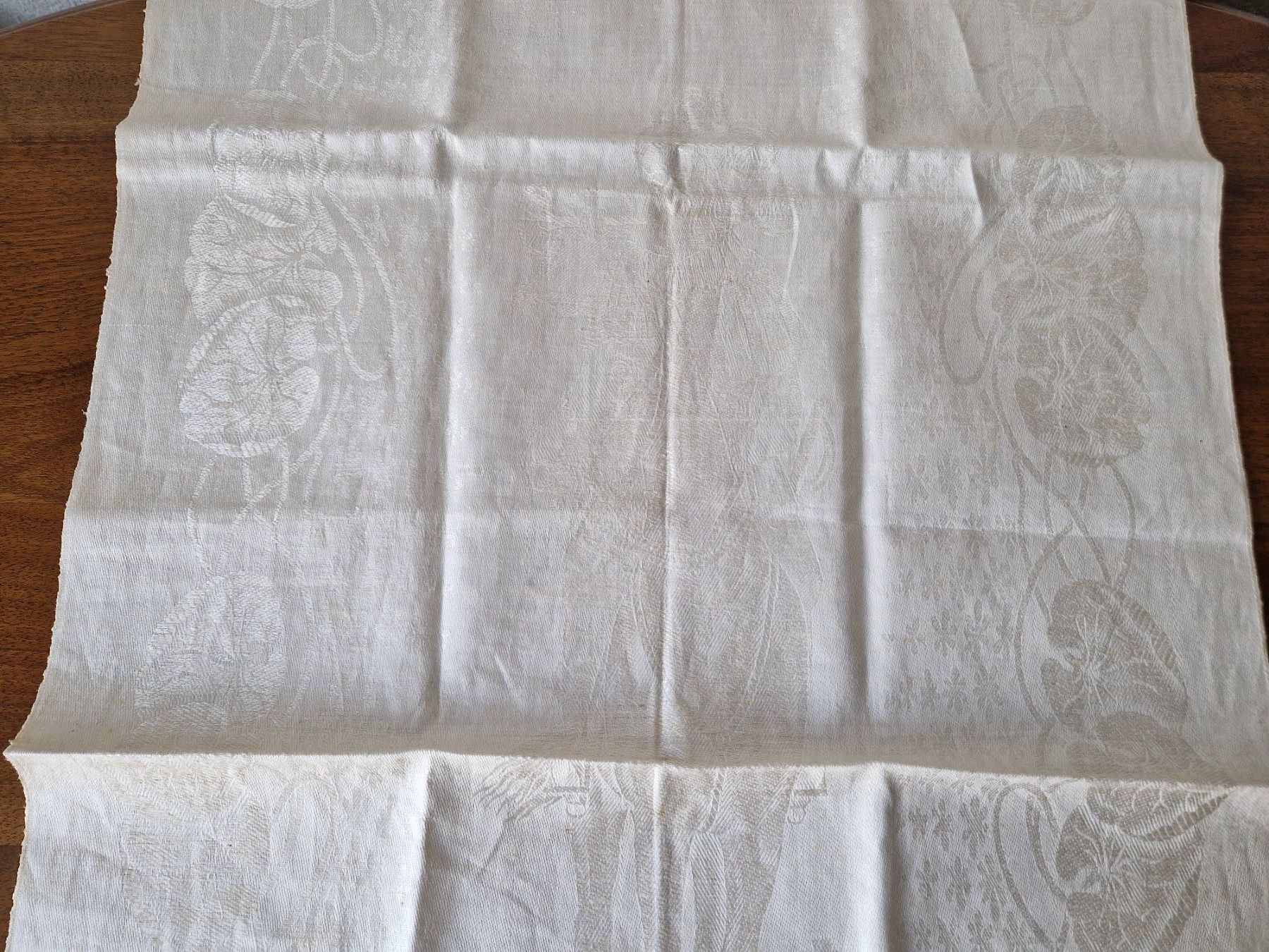 Küchentücher: Geschirrtuch Leinendamast ,,/Jugendstil / Behüt dich Gott – Neu (gemäss Beschreibung) aus Bern von Antikbatik 8