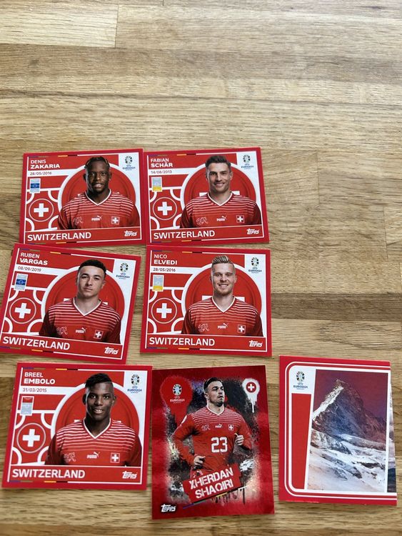 topps euro 2024 SUI Schweiz Kaufen auf Ricardo