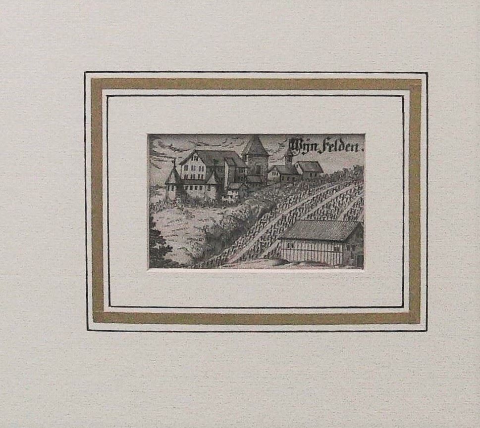Gravures: Weinfelden  von Bluntschli – D'occasion à Rafz par Helvet32