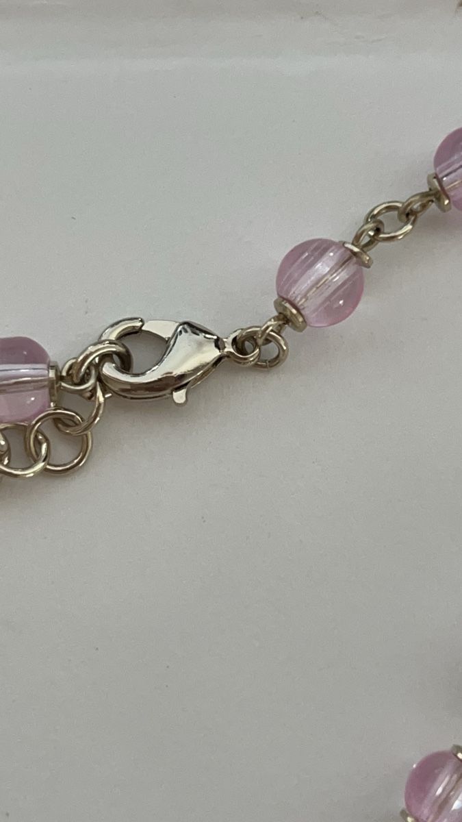 Chanel Colliers: Collier Chanel fleurs roses perles – D'occasion à Arzier-Le Muids par kaczuszka 4