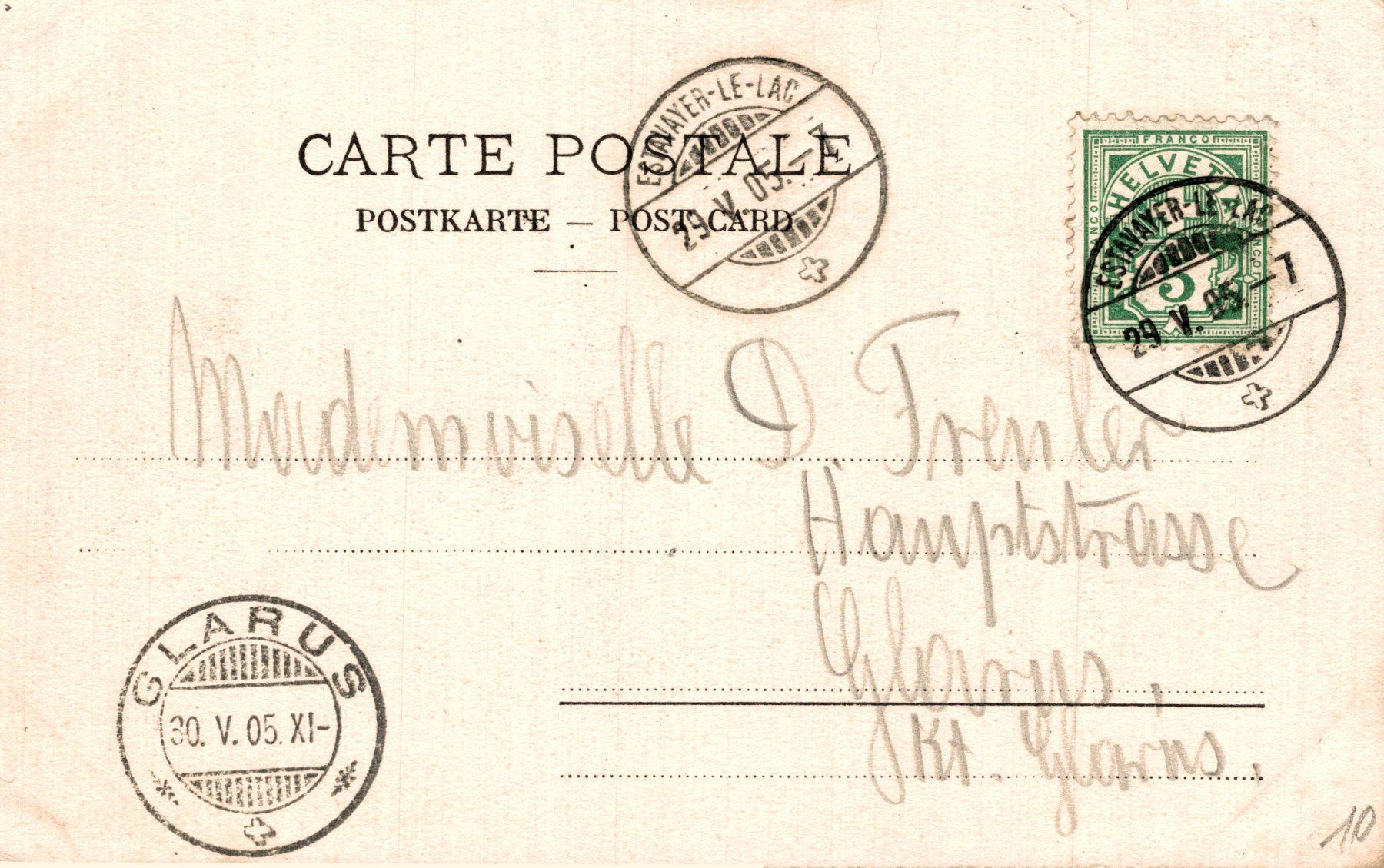 Cartes postales: Rue a Estavayer – D'occasion à Bronschhofen par Astore 1