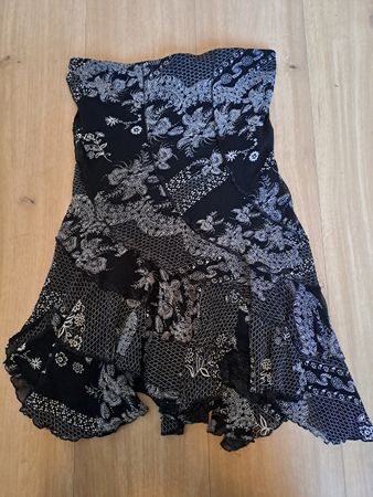 Schwarzer eleganter Sommer Rock, Gr. 40, CLOCKHOUSE