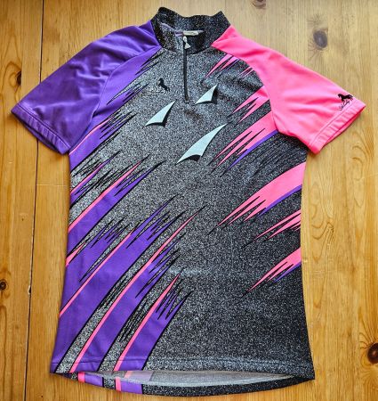 Radtrikot Blacky vintage Grösse XL Velo Fahrrad Trikot