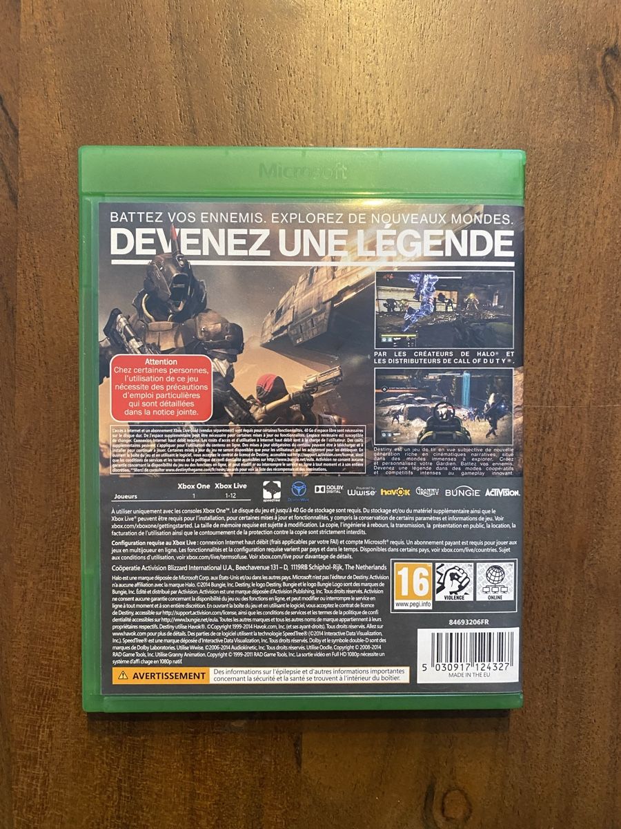 Microsoft Giochi: Destiny für Xbox One – Usato da Thunstetten venduto da Virus_33 2