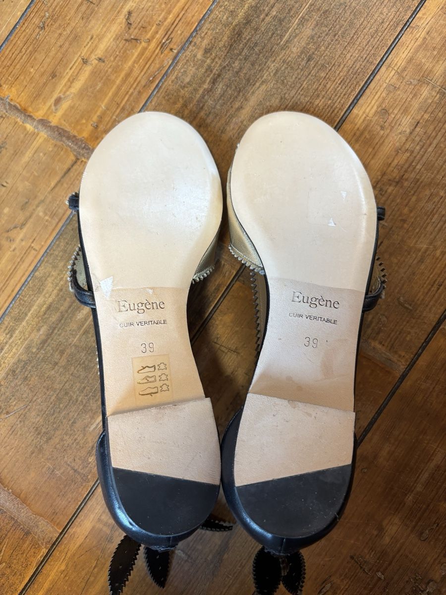 Scarpe da donna: Sandales plates Eugène Riconeus 39 – Nuovo e nell'imballaggio originale da Dotzigen venduto da SecondHandGems 5