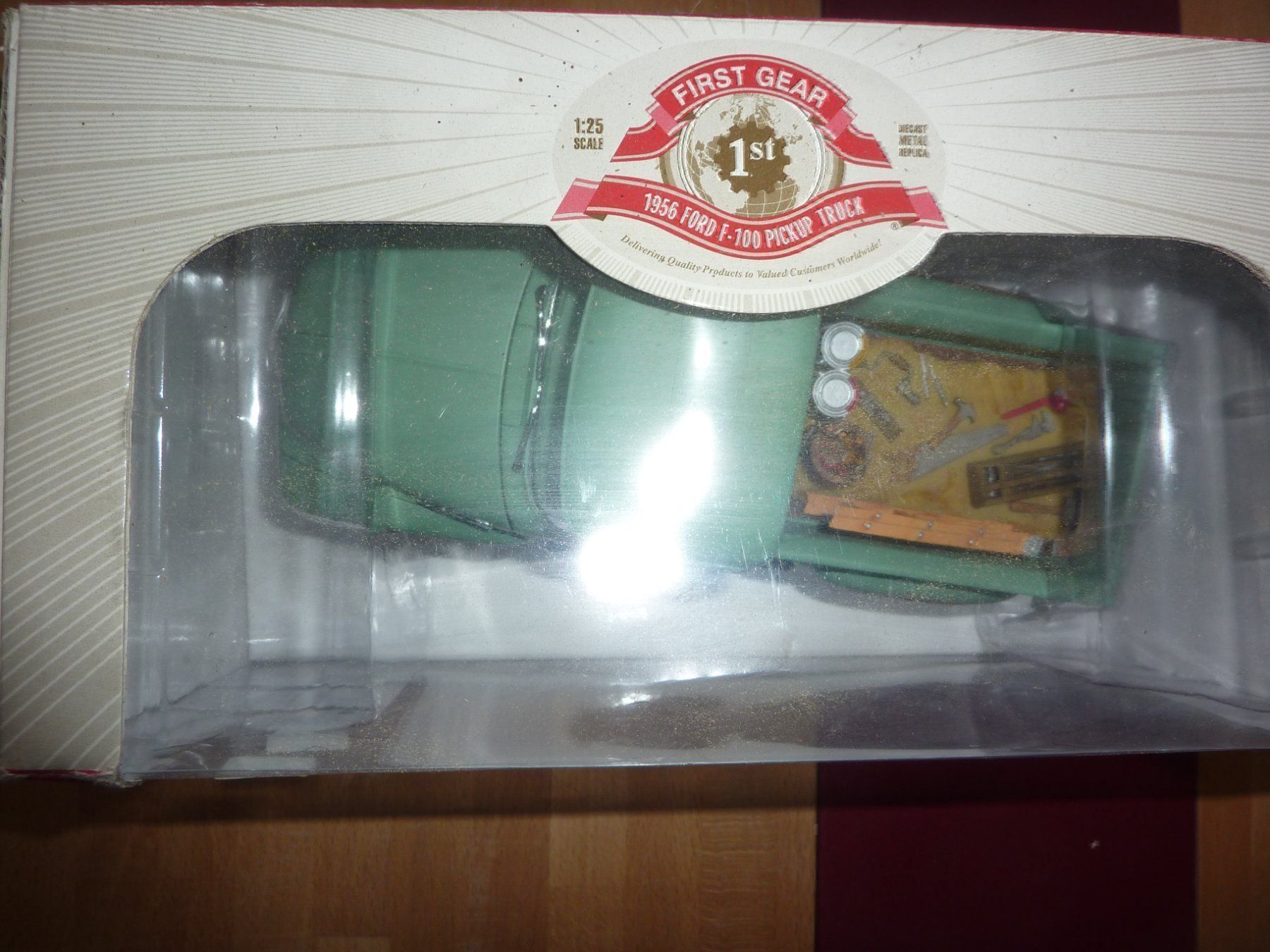 Ford Modellini d'auto: FORD 1956 F-100 – Nuovo e nell'imballaggio originale da Balsthal venduto da bouteliee 1