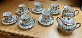 Vintage Kaffeeservice, japanisches Design