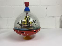 Kreisel Spielzeug Cowboy Indianer Motiv Kunststoff Metall