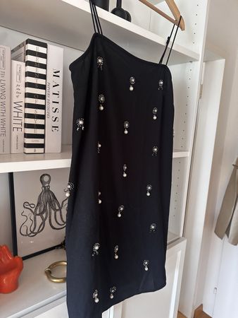 Kleid Dress H&M mit Perlen zara festival y2k Blickfang 