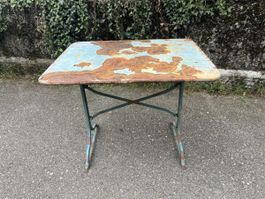 Gartentisch Vintage Shabby Chic, restaurationsbedürftig!