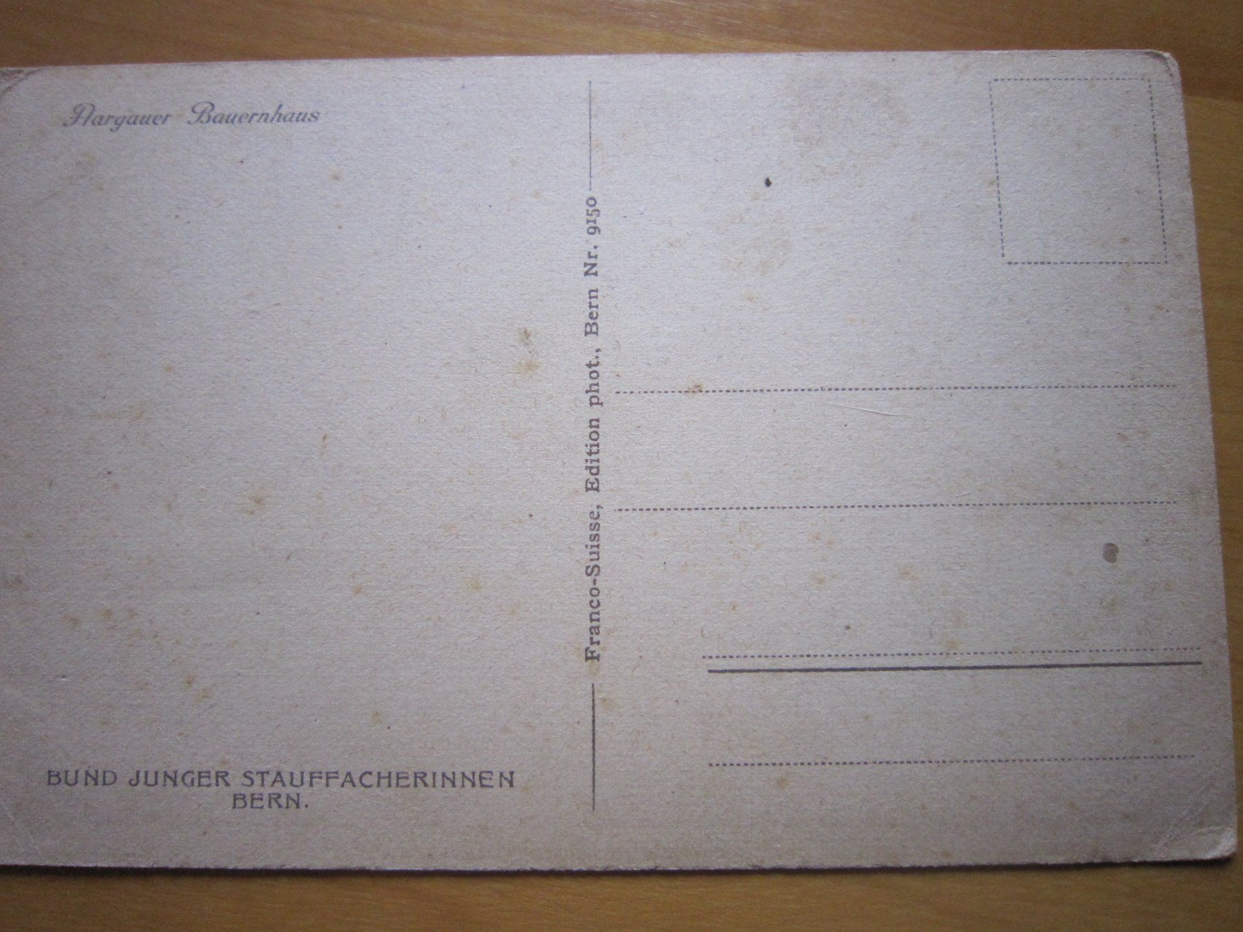 Cartes postales: Antike Postkarte Aargauer Bauernhaus – D'occasion à Gordola par Polentaefung 2