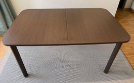 Ausziehtisch, braun, 150/205/260x95 cm (Ikea: Strandtorp)