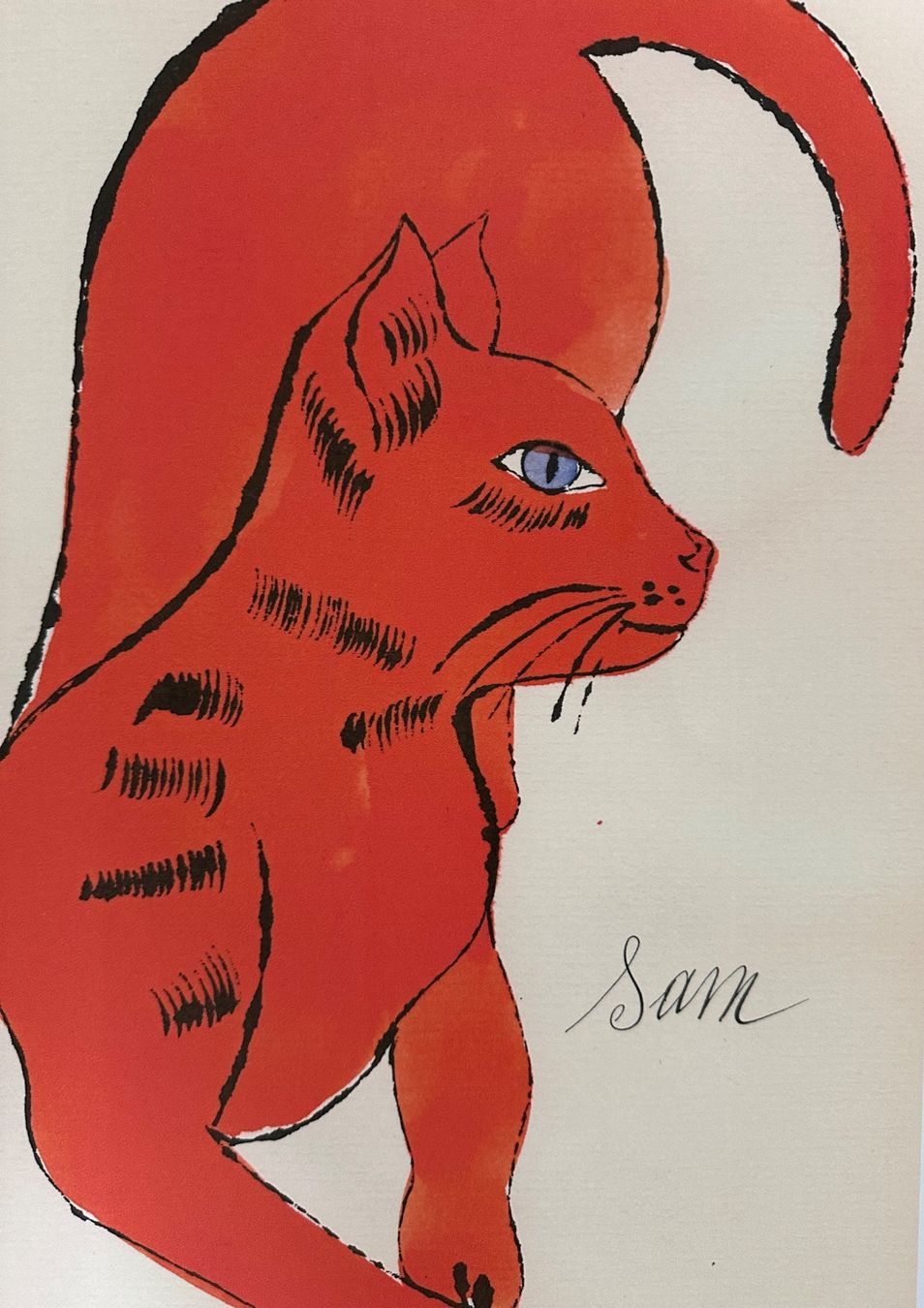 Gemälde: Warhol: Sam the Cat, POP Art 50/100 – Neu (gemäss Beschreibung) aus Meilen von Smgdesign 5