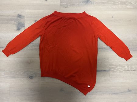 Feinstrickpullover orange S
