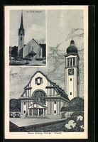 Flawil, Neue evang. Kirche, Alte Kirche 