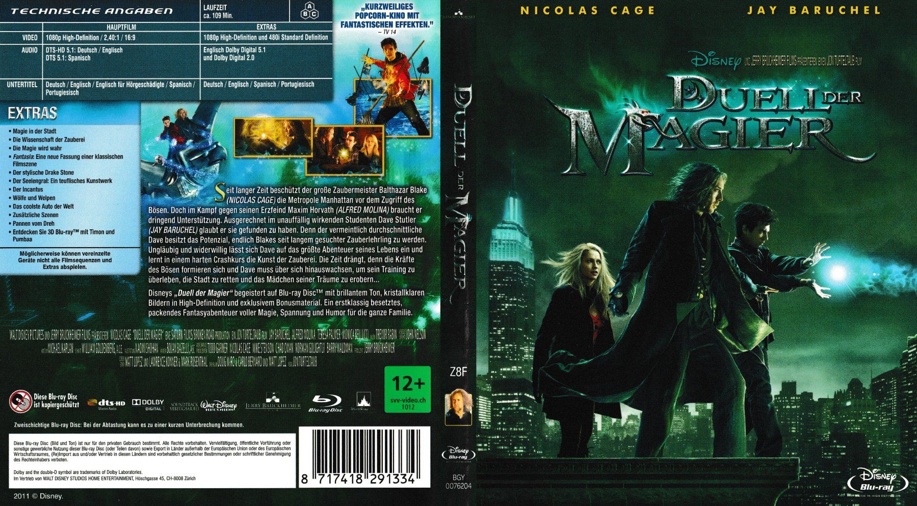 Tutti i DVDs: Blu-Ray - Duell der Magier – Usato da Langnau am Albis venduto da MediaRescuerKeLoX