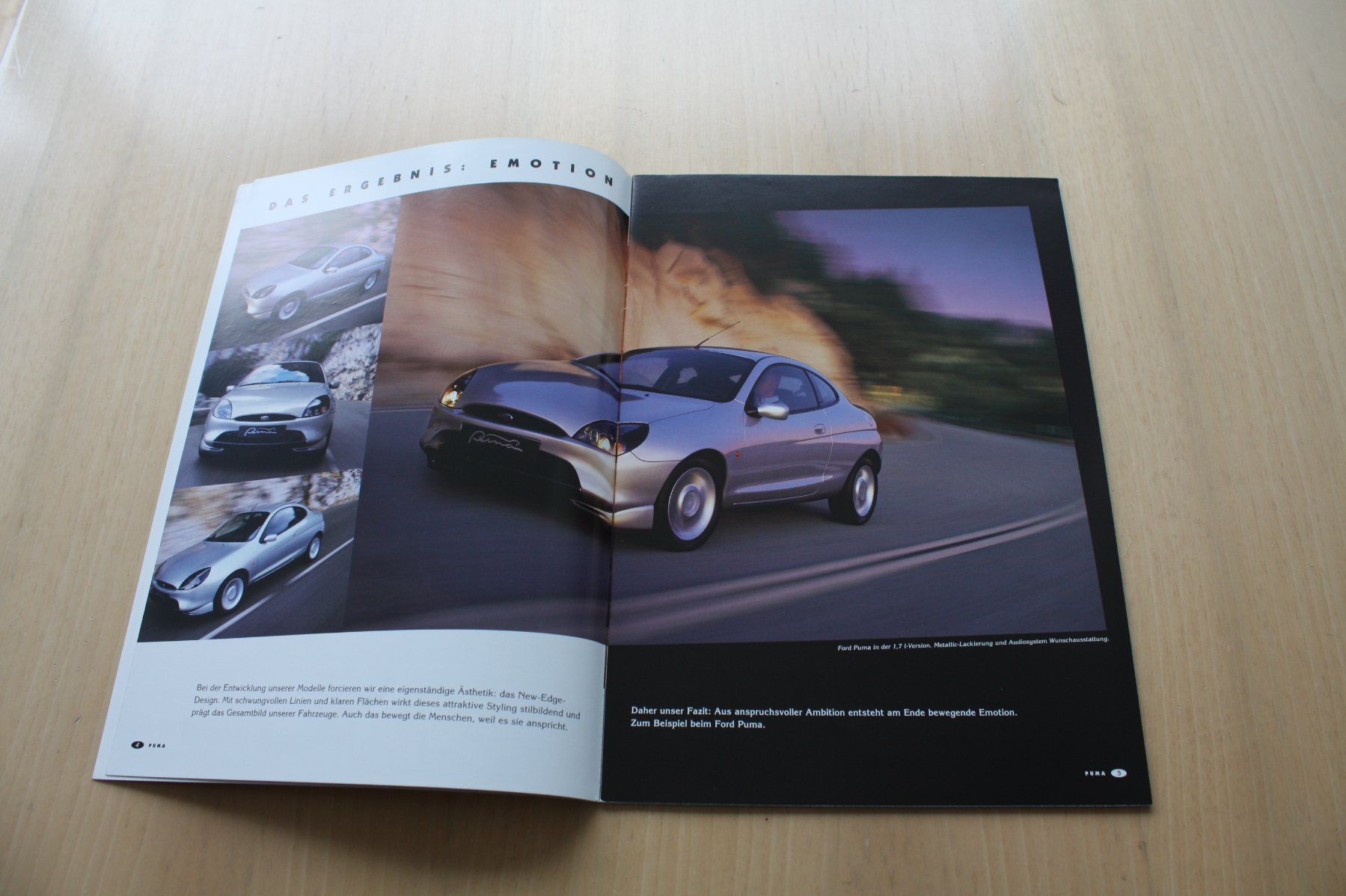 Ford Documenti: Ford Puma - Prospekt von 11/ 1998 – Usato da Wikon venduto da erwin400 2