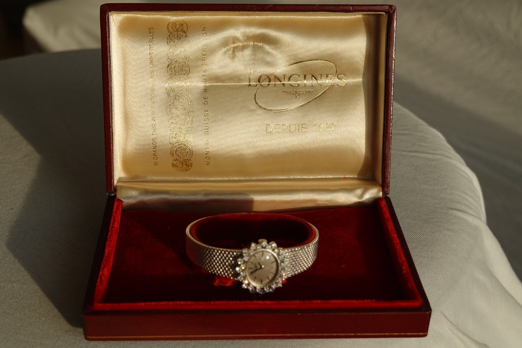 Longines Orologi: Longines Vintage Ladies Diamond Bezel – Usato da Lausanne venduto da EKleber 6