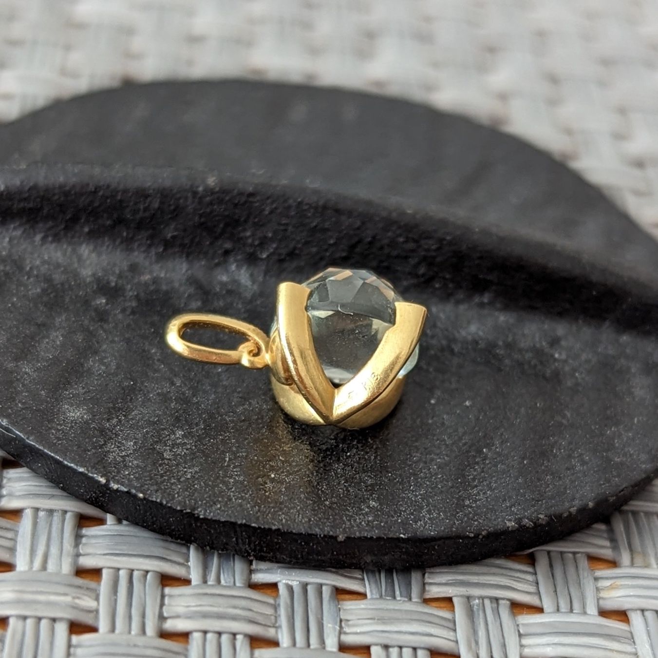 Anhänger: 18K Anhänger mit Grünquarz – Gebraucht aus Zürich von Stonejewelry 3