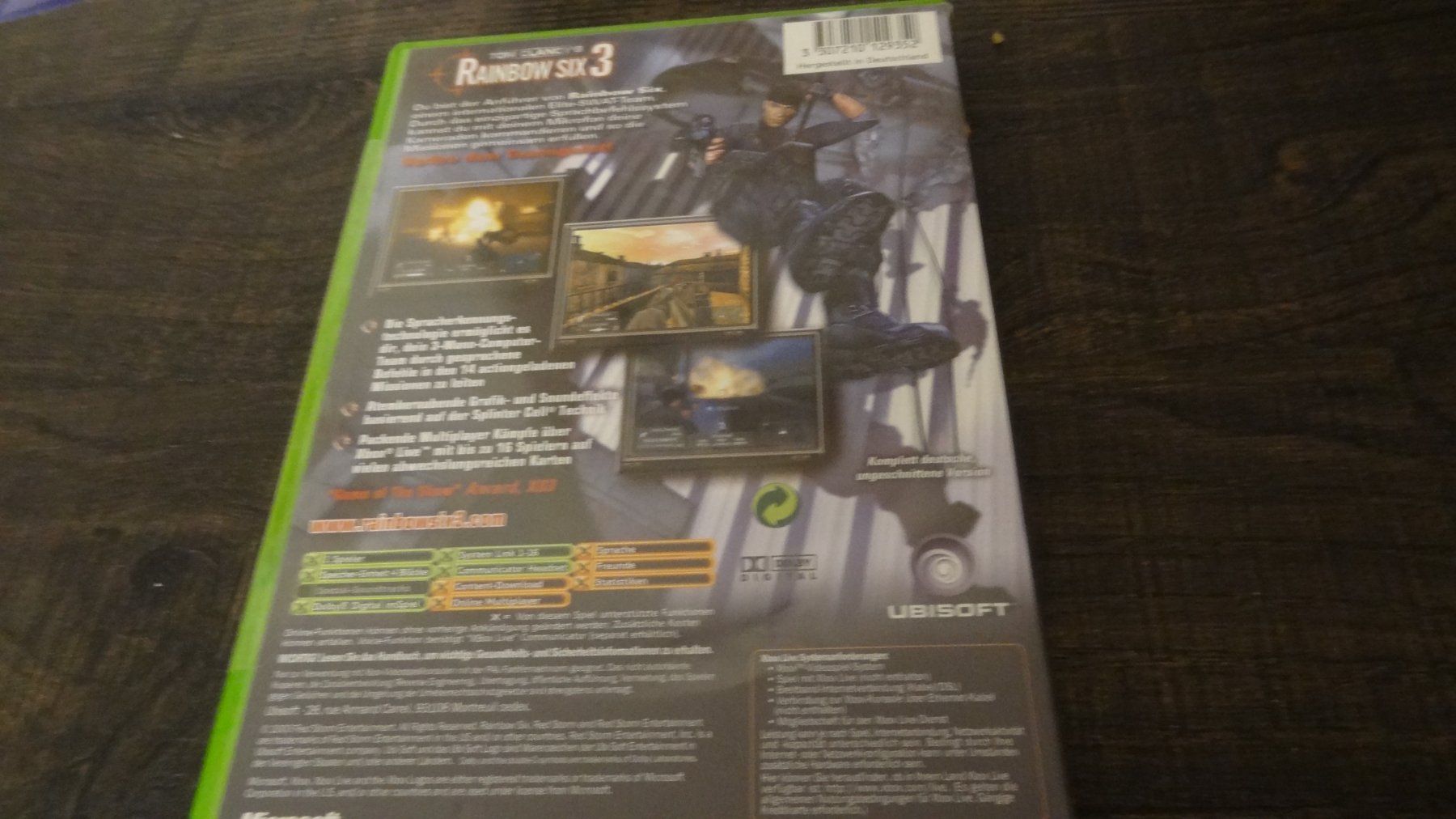 Microsoft Giochi: Tom Clancy's Rainbow Six 3 XBOX AB 5 FRANKEN – Usato da Olten venduto da Disc-Ausverkauf 2
