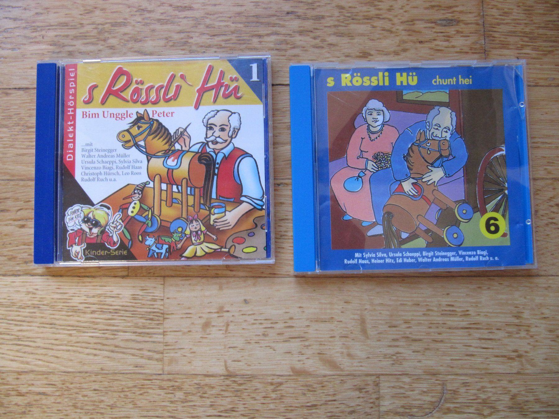 CD: 2 Kinder-CDs: Rössli Hü, mit WAM Steinegger Schaeppi – Usato da Würenlos venduto da AustralisZ